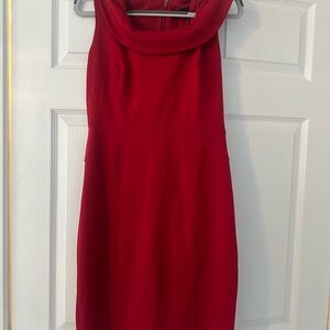 White House Black Market Vibrant Red dress